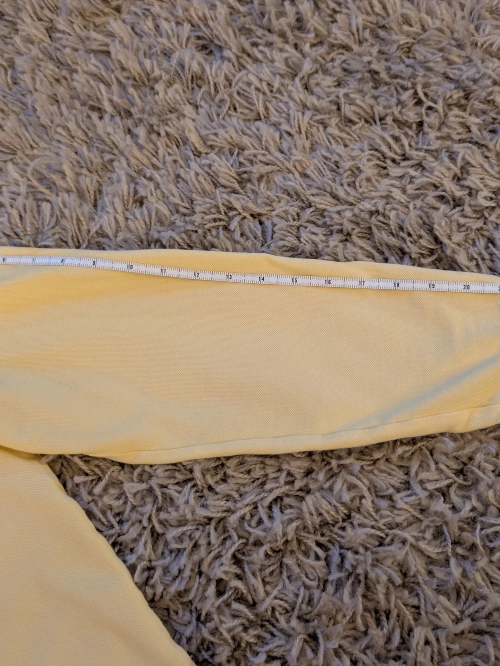 J.Crew Men’s Yellow Polo Shirt Size M – Long Sleeve